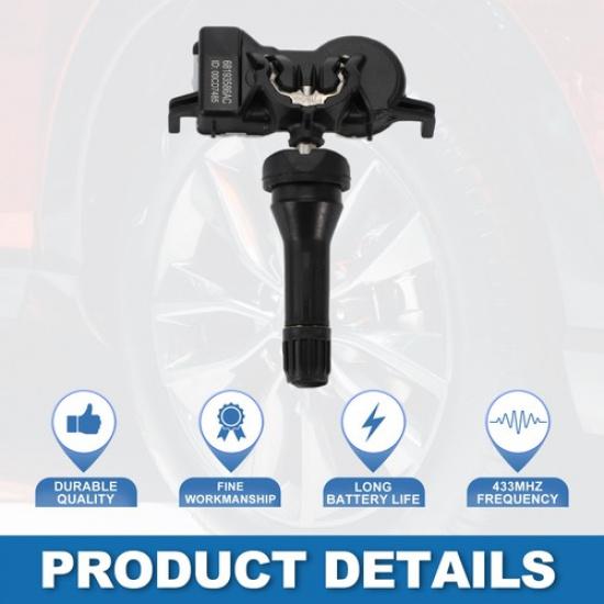 68193586AC Car Tire Pressure Sensor for Jeep Renegade 2015 2016 1 Pc 433MHz