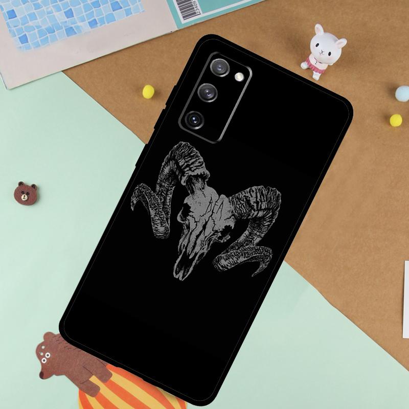 Goat Head Satan Soft Case For Samsung Galaxy S24 Ultra S9 S10 S20 S22 S21 Plus S23 FE S25 Ultra Funda Cover