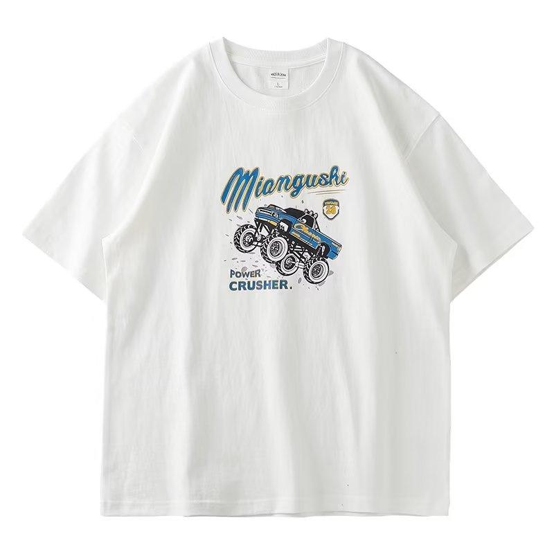 

M-8xl Мужская футболка большого размера Модные футболки с коротким рукавом Плюс Размер Футболка с половиной рукава Мужская футболка с графическим топом с круглым вырезом Удобные футболки для