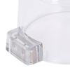 Push Button Switch Protective Cover Round Full Transparent Safe Strong Magnet Switch Cover Protector for Emergency Stop BD-H01-6