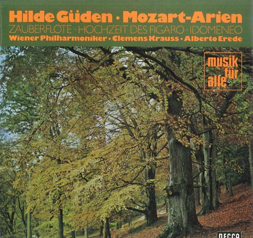

LP Record HILDE GUDEN, CLEMENS KRAUSS, ALBERT - Mozart Arien ND648 DECCA 1970 Germany Classical Used