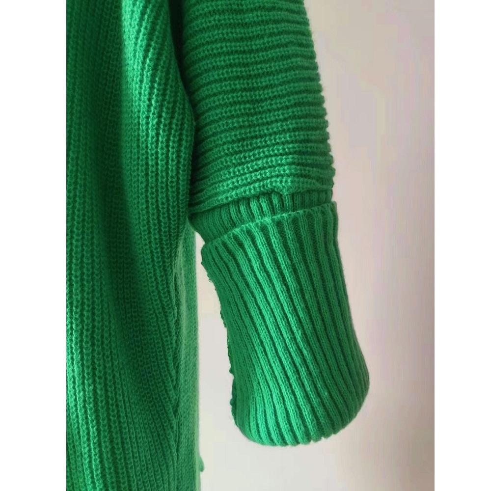 Dámské podzimní zimní pletené svetry kardigany kabáty dámské nadměrné volné dlouhé svetry svrchní oděvy