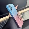 Anwendbar auf Apple 17promax Gradient Magnetische Flüssigsilikon Handyhülle IPhone 16 Objektivfolie Schutzhülle