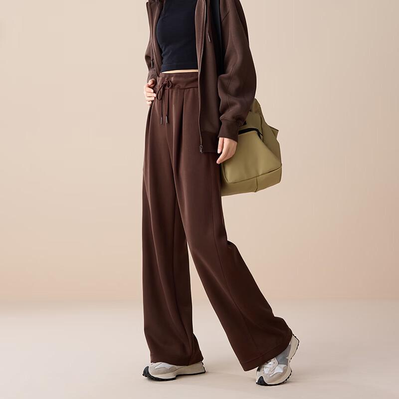 SOFSIL Women s Drawstring Wide-Leg Casual Pants 28/L