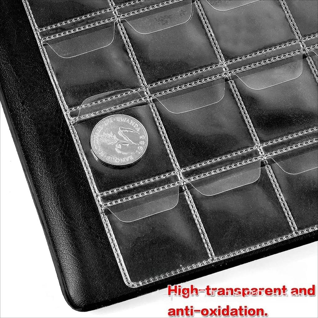 Coin album Horizontal 240 coin protection storage book, empty book, coin antique commemorative coin, dust-proof collection book