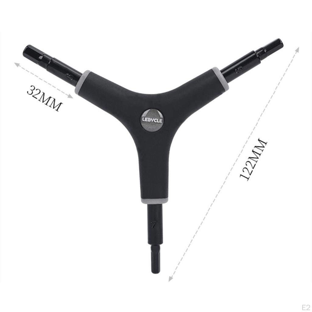 Y-shaped 3 Way Wrench Bike Hex Bicycle Ergonomic Supplies Maintenance