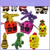 Garten-Waschbär-Fuchs-Biene-Libelle-Huhn-Dinosaurier-Tier-Stofftier-Puppe Spielzeug Für Kinder Spielzimmer Dekor