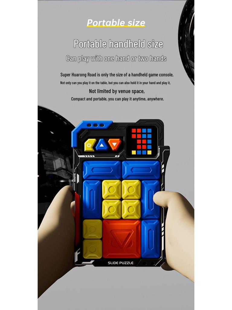 Smart Magnetic Huarong Road Puzzle Blocks for Kids (Ages 4-6) - Educational and Stress-Relief Toy