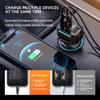 80W USB C Car Charger Cigarette Lighter and USB C Adapter, 3 Ports PD3.0 & QC3.0 Fast Car Charger Super Fast Charging with LED Voltmeter Car Device