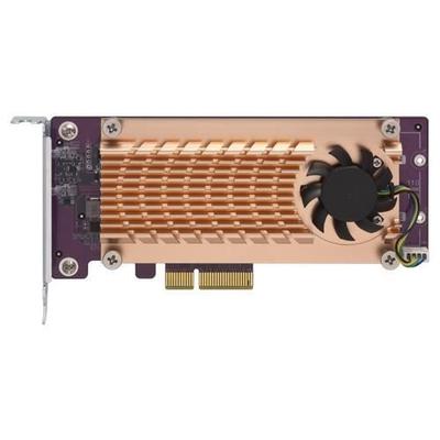 Express M.2 To PCI Adapter - QNAP QM2-2P-244A - Mixed - Copper Colour