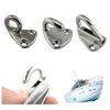 5 Pack Marine Fending Hooks Coats Hats Hooks Stainless Steel Snap Attach Rope Boat Accessories Simple Installation