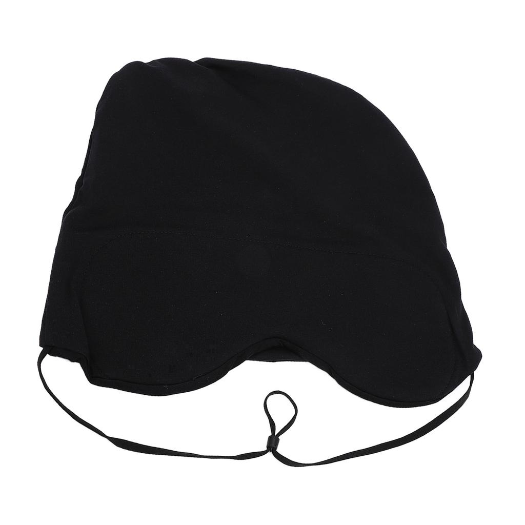 Touca de Dormir Blackout com Cobertura para Olhos Bloqueia Luz à Prova de Vento Macia Touca Blackout para Dormir ou Tirar um Cochilo para Viagem Cochilo Preto
