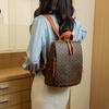 Womens Stylish Large Capacity Laptop Backpack Travel Bag Urban Minimalist PU Shoulder Daily Use