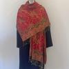 Bohemian Retro Embroidered Shawl: Tassel, Cashew Pattern, Ethnic Style, Dual-Purpose Travel Outerwear & Women's Scarf.