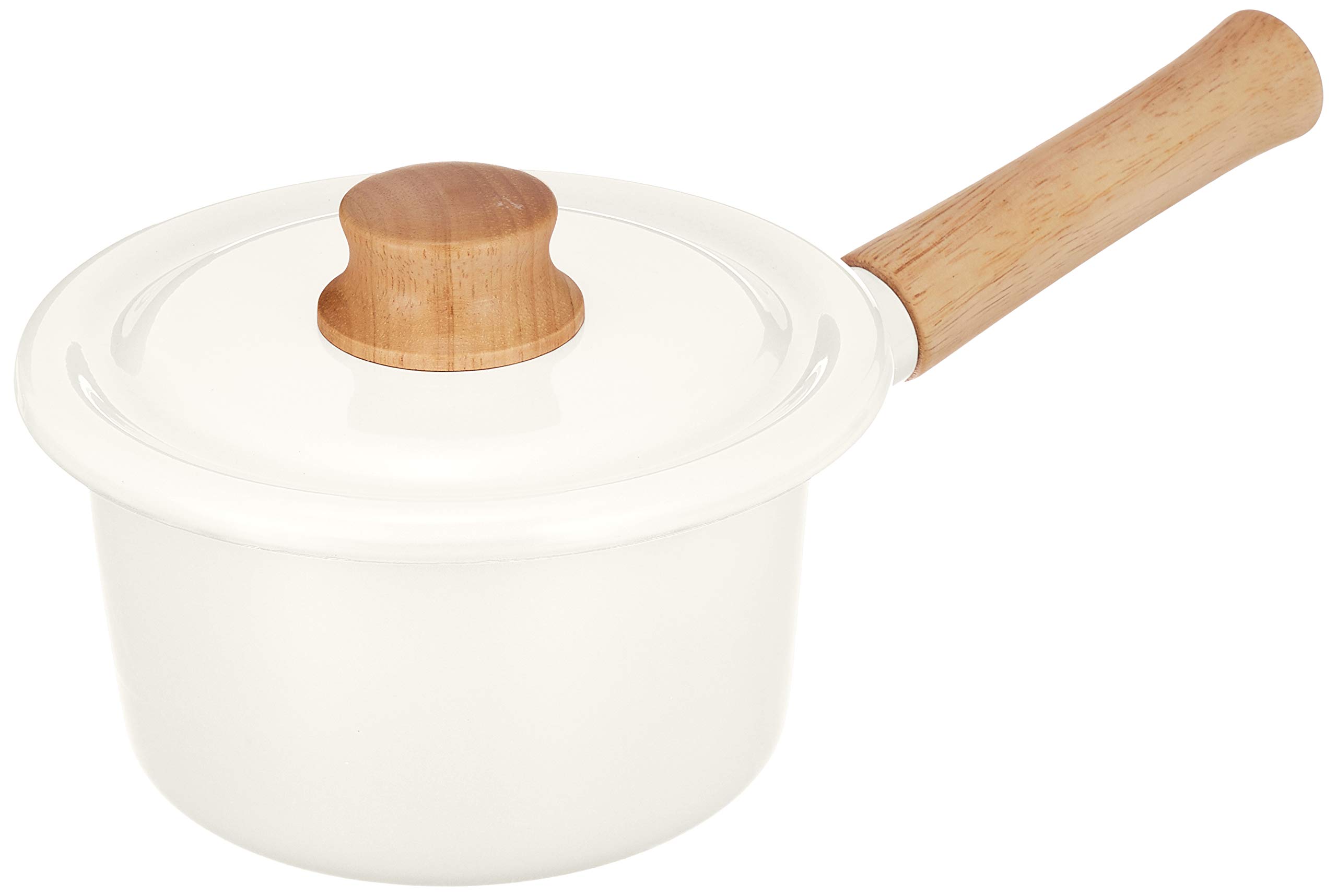 

Fuji Enamel Milk Pan, Cotton Series, White, 14cm, CTN-14M.W