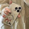 Red Puppy Backpack Clear Phone Case for Apple 13-16 Pro/Pro Max