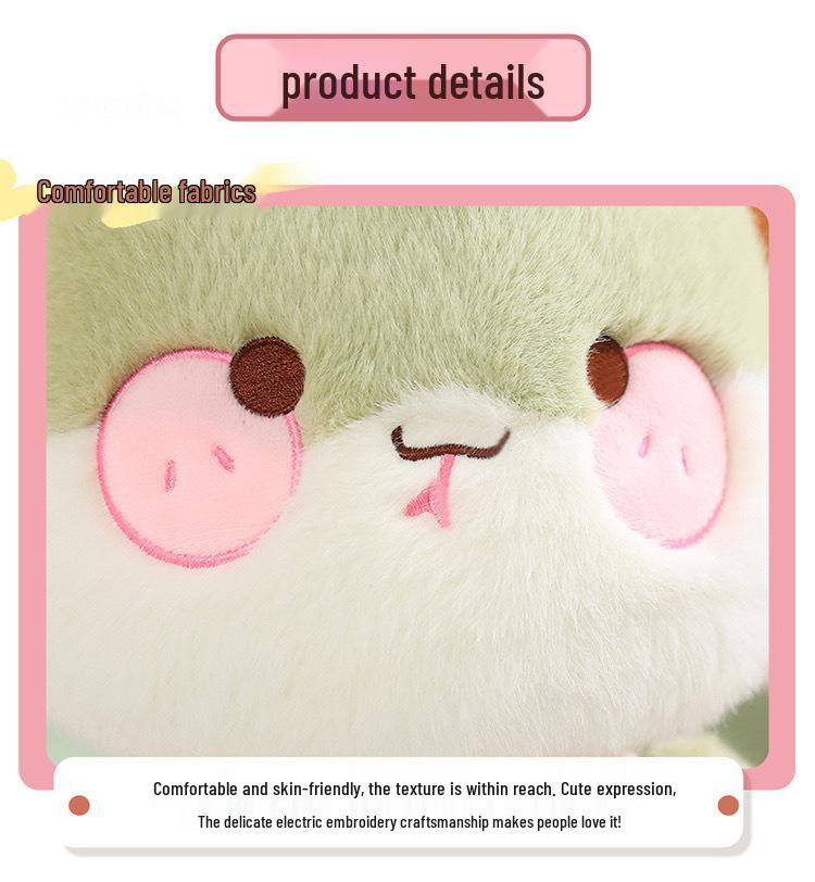 Pink Snake Plush Toy - Adorable New Year Gift for Friends or Annual Meetings