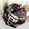 1pc Horror Movie Characters Mashup Umbrella with Plastic Handle,Suitable for All Seasons Home Travel Outdoor UmbrellaM1382