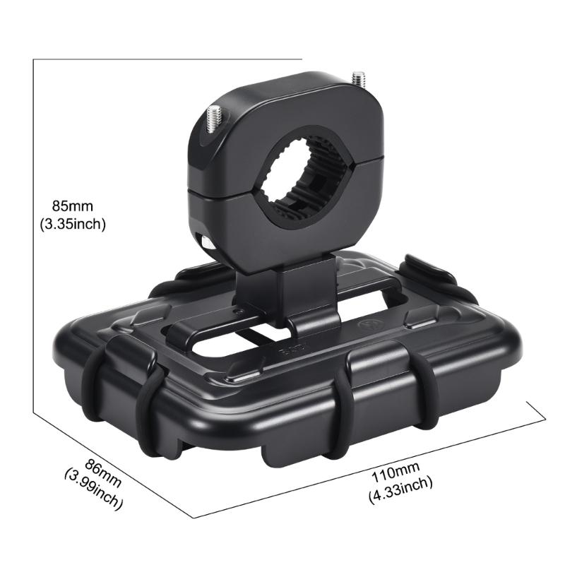 Shockproof Bike Handle Speakers Mount Holder for GO 5/4/3 Wireless Speakers Securely Fit with NonSlip Base For Sports