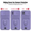 Slide Camera Lens Protection Case For Samsung Galaxy A22 5G Card Slot Stand Holder Magnetic Cover For Samsung Samsun A 22 22A