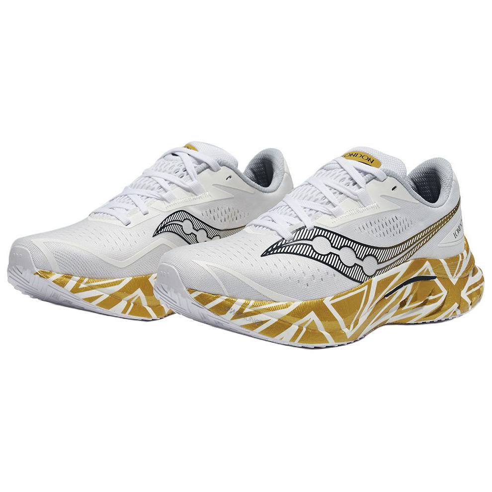 Saucony Endorphin Speed 4 Unisex White Gold Low Top Racing Running Shoes S20940-25
