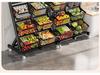 Estante de Armazenamento Multicamadas para Cozinha e Sala de Estar com Rodas para Legumes, Frutas, Louças e Lanches