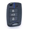 Car Remote Key Case Cover Fob For Vw Golf 7 Gti Polo T-Cross Touran Tiguan Skoda Octavia Rapid Kodiaq Fabia Seat Ibiza Leon