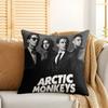 AArctic Monkeys Band Cool Cushion Cover Silky Short Plush Invisible Zipper Dustproof Sofa Pillow Case For Home Decor