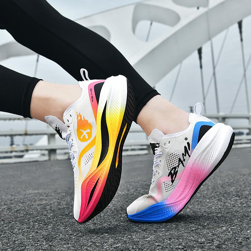 Sneakers 2024 new shoes carbon plate couple running shoes spring and summer men and women the same couple tide shoes casual shoes