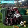 Custom Name Blanket Atlanta-Falcons Rise Up Blanket Bedding Blanket for Travel, Camping, Living Rooms, Offices, Sofas, Fan Christmas gift