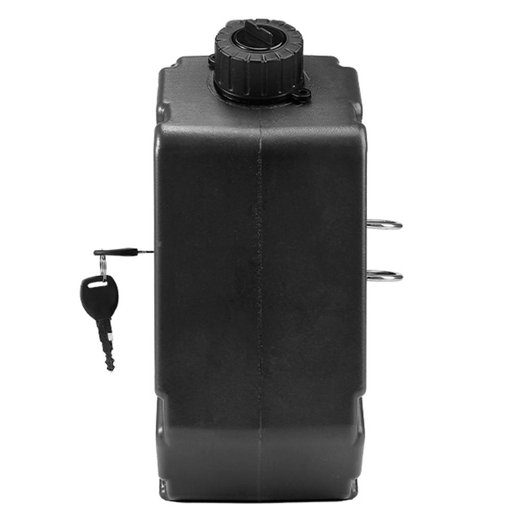 1.3 Gallon Gas Tank 5L Portable Backup Oil Can with Lock and Keys Fits for Motorcycle SUV ATV Most Cars