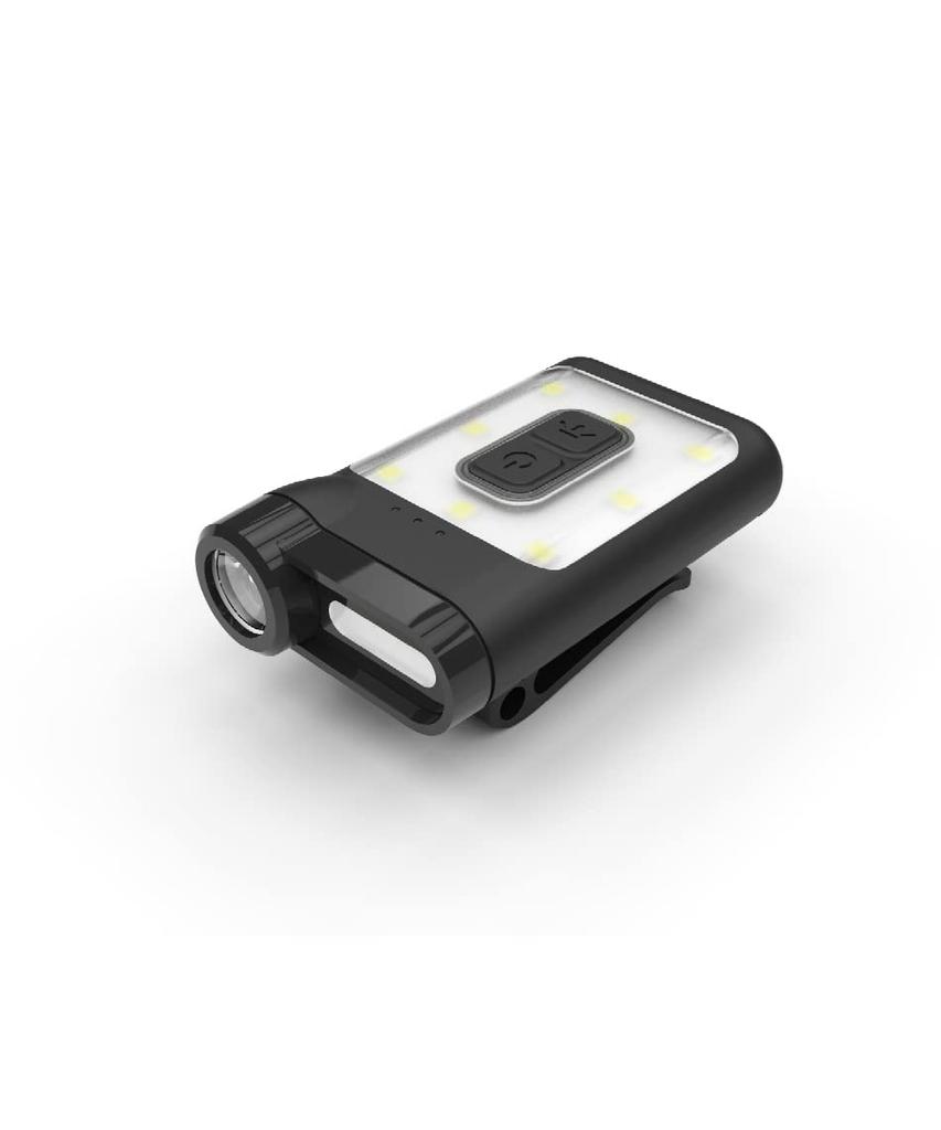 Prism LED Lantern, CLAYMORE CapOn 65A+ Rechargeable, 3 Lighting Modes, Stepless Dimming, Color: Black, CLP-330BK