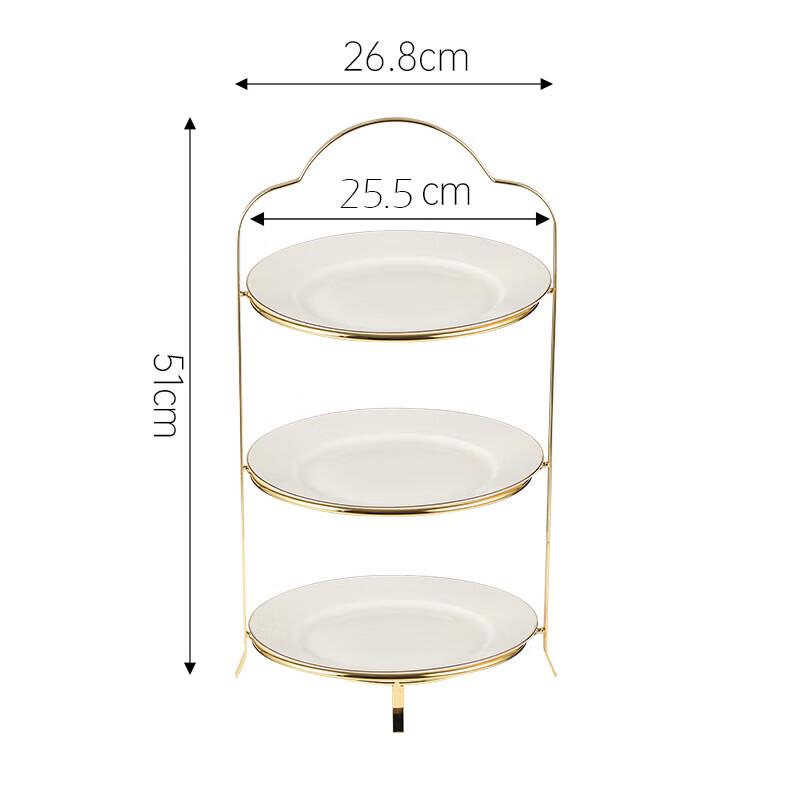 

Multi-Tier Ceramic Afternoon Tea Dessert Stand