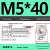 304 Stainless Steel Hex Socket Cap Screw with Washer - Sizes M3, M4, M5, M6, M8, M12