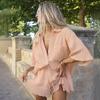 Western Style Loose and Comfortable Shirts Shorts Set Loose Fitting Shirt and Shorts Set