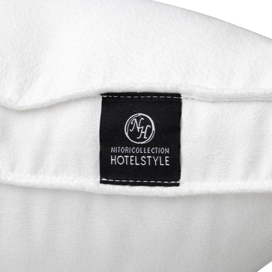 Nitori Hotel Style Pillow, N Hotel 3, Standard, Machine Washable, Soft, Odor Resistant, White, 7550722