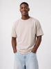 Men's Oversize T-shirt Beige Jigga Wear Small Written Tag L