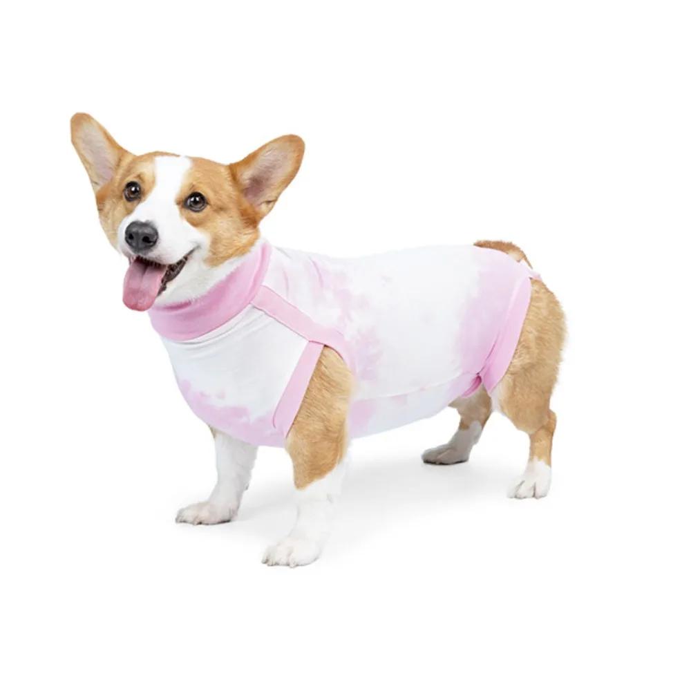

Reusable Elastic Dog Anti-lick Recovery Suit Breathable Soft Dog Weaning Bodysuit Thin Dog Recovery Bodysuit for Pets XXS