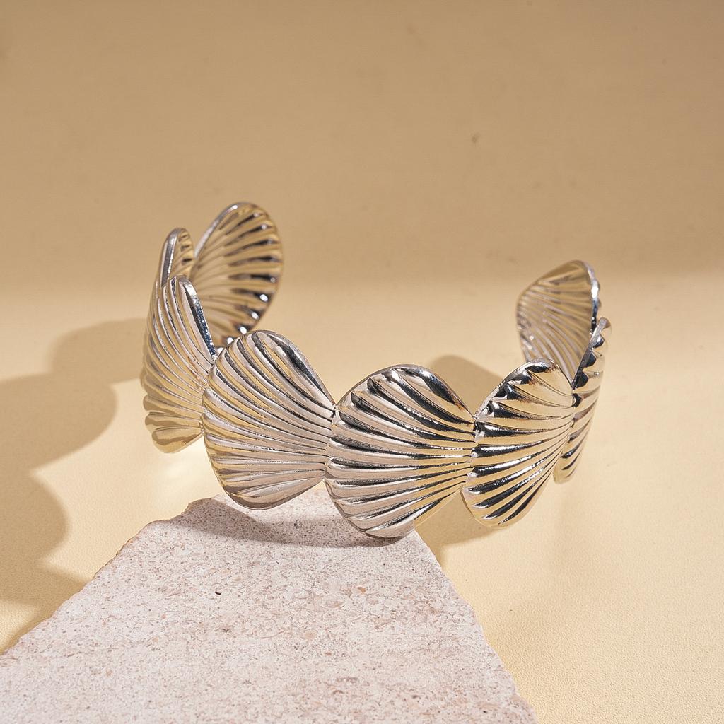 Shell Conch Turtle Starfish Coconut Open Bracelet Metal Vacation Wind Niche Premium Jewelry