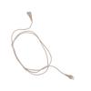 10Pcs 2pin Hearing Aid Cable High Temperature Resistance PVC Reliable Stable 75cm Length Aid Receiver Wire Cable