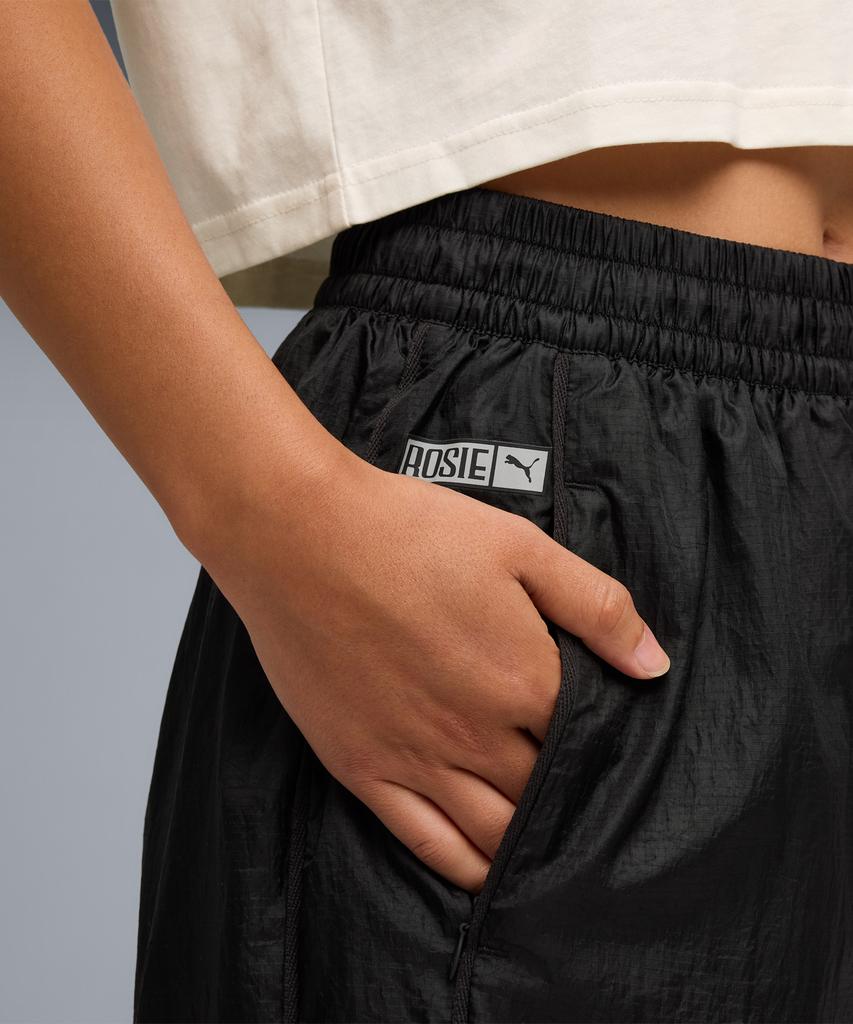 Puma X Rosé T7 Relaxed Track Pants Wv - Black / 633796-01