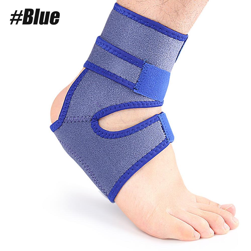 

1/2Pcs Ankle Support Brace with Silicone Heel Pad, Adjustable Compression Sleeve Strap Wrap, Sprain, Arthritis