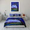 Tree, sun, stars, landscape. Bedding sets Duvet cover sets Duvet covers Pillowcases(1* Duvet Cover 2* Pillowcases without duvet insert)