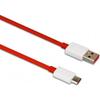 Cablu USB-C - ONEPLUS - D301 - 1 m - Roșu - Încărcare până la 4A