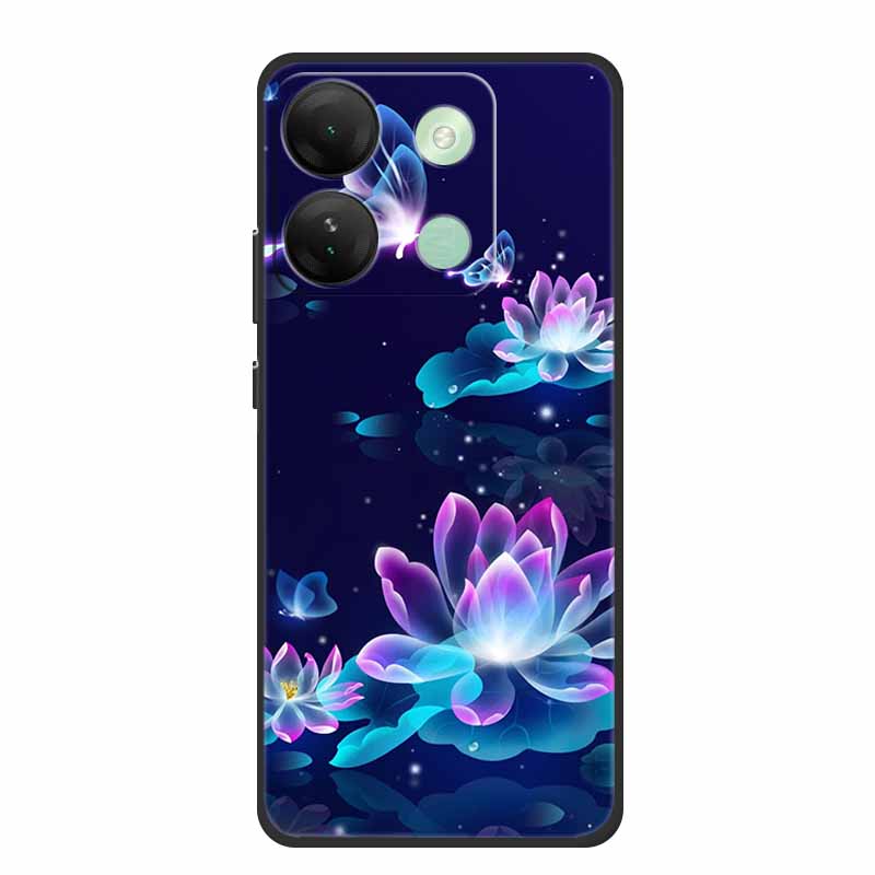 For Infinix Smart 7 HD Plus Case Black Silicone Soft Back Cover Case For Infinix Smart 7 Plus HD Phone Case Smart7 HD 7Plus Capa