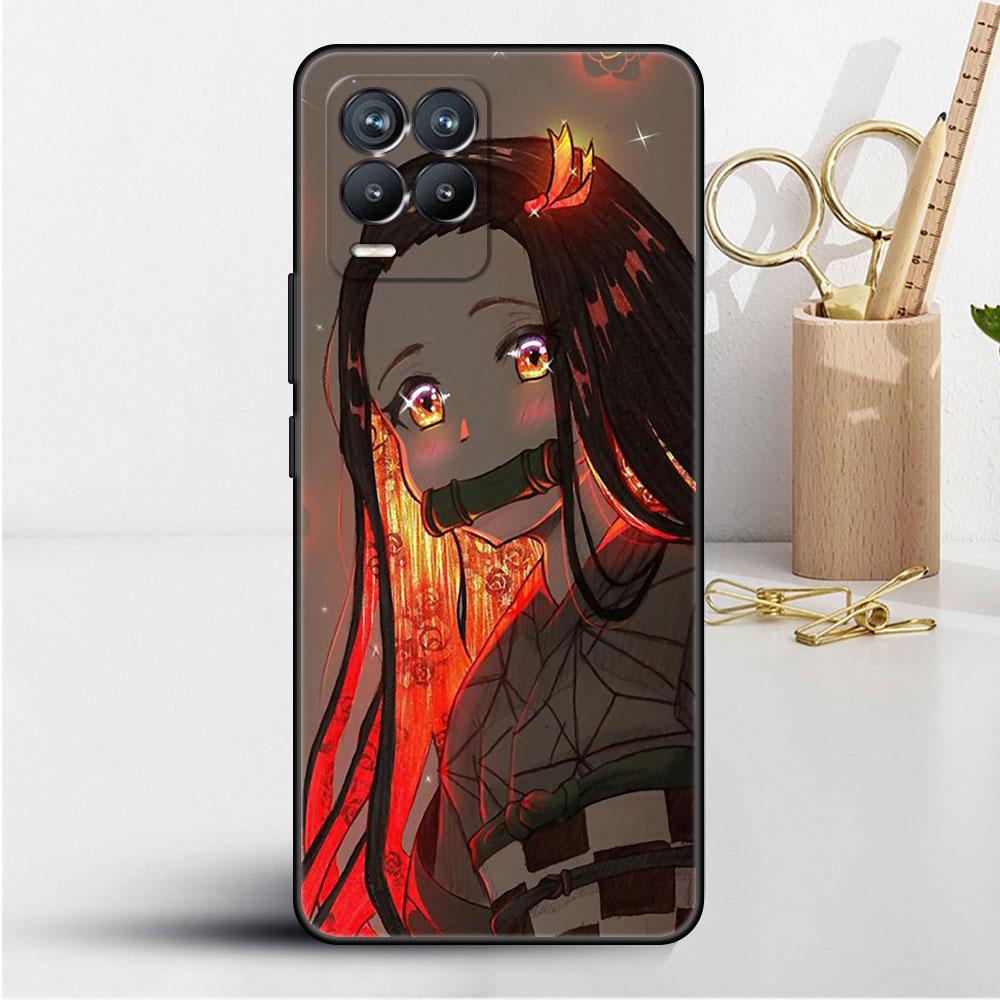 Soft TPU Case For Realme 8 C21 9 Pro 8i 9i GT Neo 3 2 C3 7 6 C21Y C15 C11 C35 Silicone Phone Cover Anime Demon Slayer