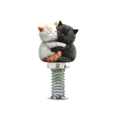 Car Dashboard Decorations Cute Car Ornaments Shaking Cats Bobblehead Dashboard Car Decors Funny Car Accessories Gift