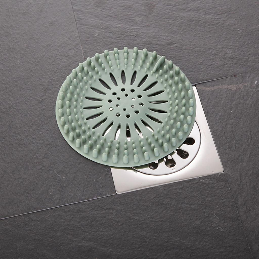 Shower Drain Cover TPR Material Sink Hair Catcher Stopper Floor Drain Strainer for Kitchen Bathroom