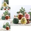 Miniature Apple Plush Milk Tea Cup Keychain Soft Sponge Filled Cute Gift Toy