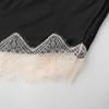 Summer New French Sexy Pure Desire Style Lace Texture Silk Satin Texture Thin Dress